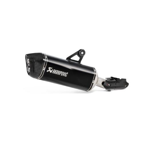 Akrapovic Slip-On Line Black Titanium Muffler System w/Carbon End Cap for BMW R 1250 GS/R 1250 GS Adventure 19-23