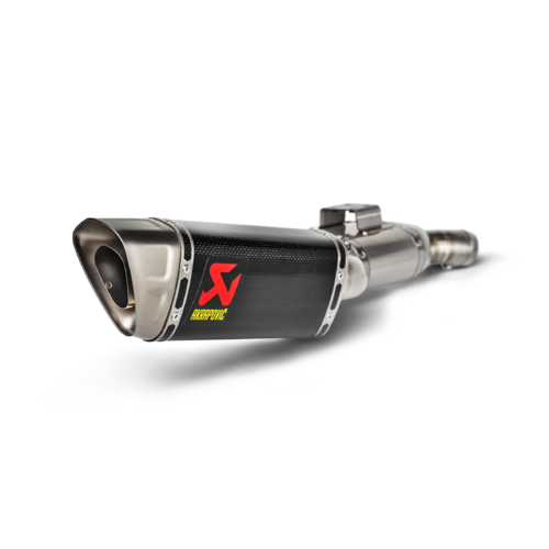 Akrapovic Slip-On Line Carbon Muffler System w/Titanium End Cap for BMW F 900 R/F 900 XR 20-Up