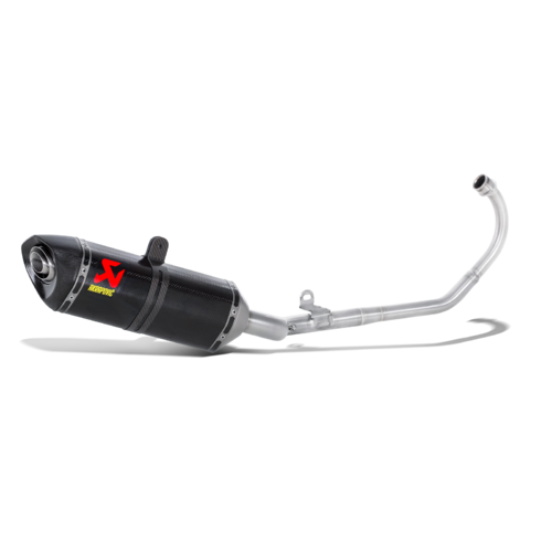 Akrapovic Racing Line Carbon Exhaust System w/Carbon End Cap for Honda CBR125 R 11-16