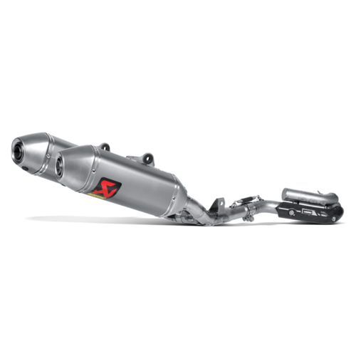 Akrapovic Evolution Line Titanium Exhaust System w/Titanium End Cap for Honda CRF250R/CRF250RX 14-15