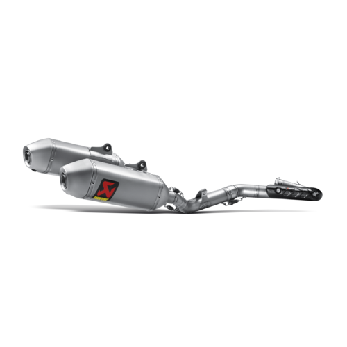 Akrapovic Evolution Line Titanium Exhaust System w/Titanium End Cap for Honda CRF450R/CRF450RX 15-16