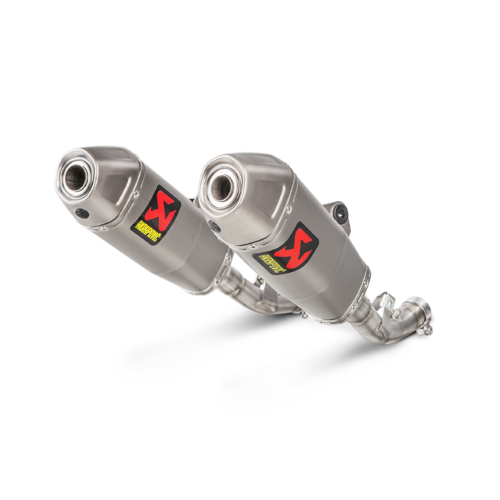 Akrapovic Slip-On Line Titanium Muffler System w/Titanium End Cap for Honda CRF450R/CRF450RX 17-18