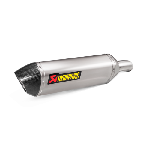 Akrapovic Slip-On Line Titanium Muffler System w/Carbon End Cap for Honda VFR800F 17-20/VFR800X Crossrunner 17-20