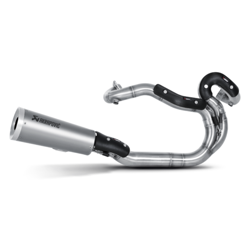 Akrapovic Open Line Titanium Exhaust System w/Titanium End Cap & Carbon Heat Shield for Harley-Davidson V-Rod VRSCF/VRSCDX 09-16 Models