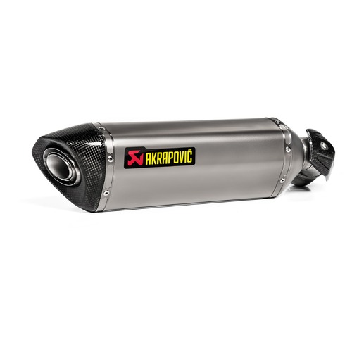 Akrapovic Slip-On Line Titanium Muffler System w/Carbon End Cap for Kawasaki Ninja 1000SX 20-Up