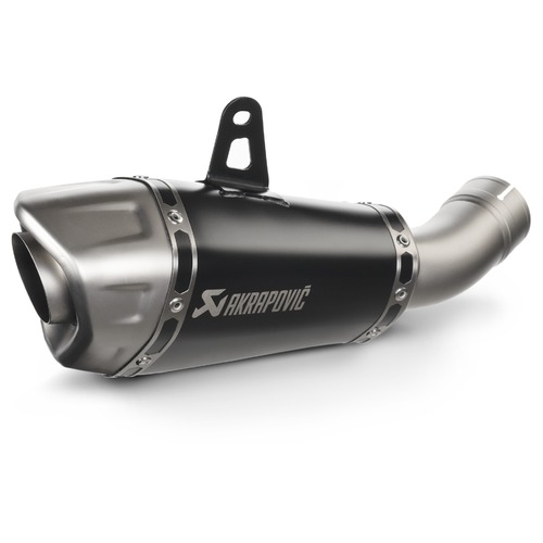 Akrapovic Slip-On Line Black Titanium Muffler System w/Titanium End Cap for Kawasaki Ninja ZX-10R 21-Up