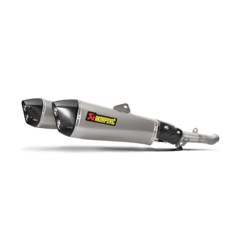 Akrapovic Slip-On Line Titanium Muffler System w/Carbon End Cap for Kawasaki ZZR 1400/ZX14R 12-20