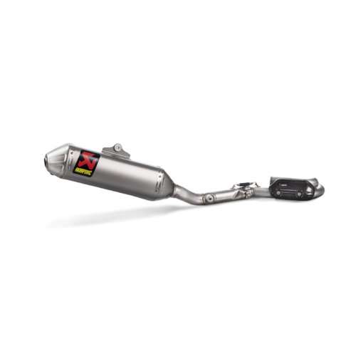 Akrapovic Racing Line Titanium Exhaust System w/Titanium End Cap for Kawasaki KX 250 F 17-20