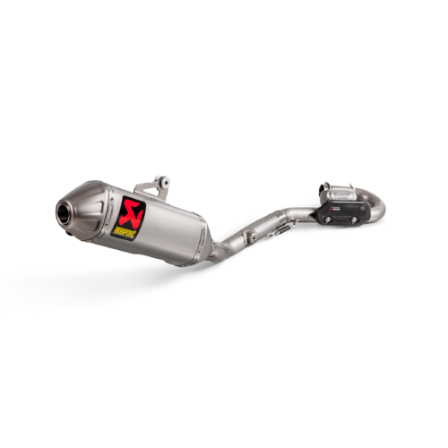 Akrapovic Evolution Line Titanium Exhaust System w/Titanium End Cap for Suzuki RM-Z 450 18-Up