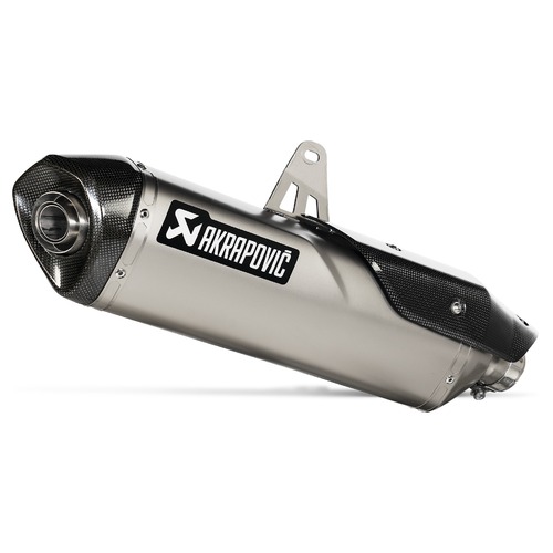 Akrapovic Slip-On Line Titanium Muffler System w/Carbon End Cap for Triumph Tiger 850/900 20-23