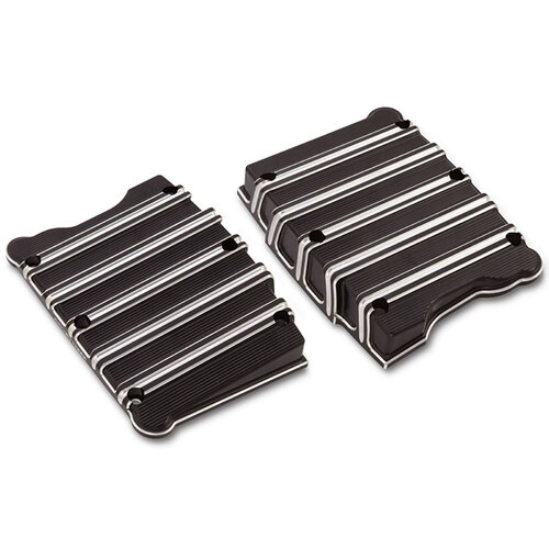 Arlen Ness AN-18-253 10-Gauge Rocker Covers Black for Twin Cam 99-17