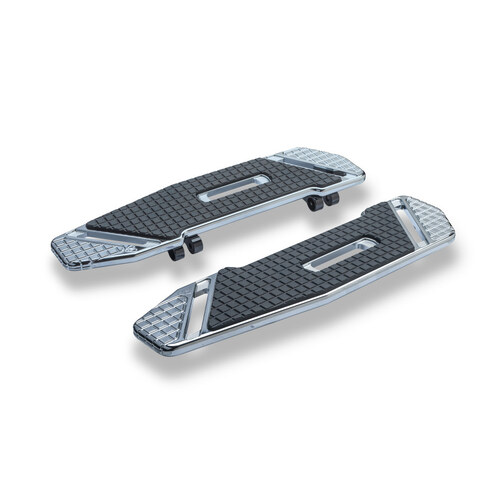 Arlen Ness AN-410-022 SpeedLiner Front Floorboards Chrome for Touring 82-Up/FL Softail 86-17