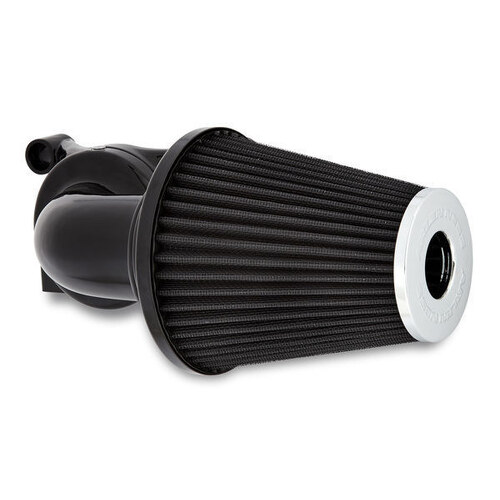 Arlen Ness AN-81-039 90 Degree Monster Sucker Air Cleaner Kit Black for Milwaukee-Eight Touring 17-Up/Softail 18-Up