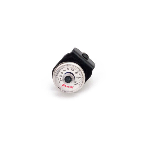 Arnott ARN-K-2635 Analogue Air Pressure Gauge Black for H-D Touring Models