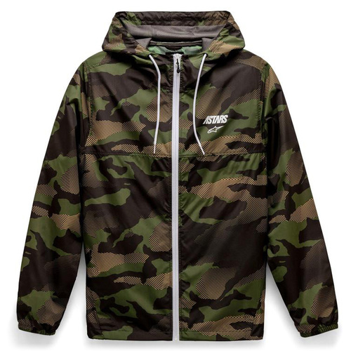 Alpinestars Cruiser Camo Green Windbreaker Jacket [Size:SM]