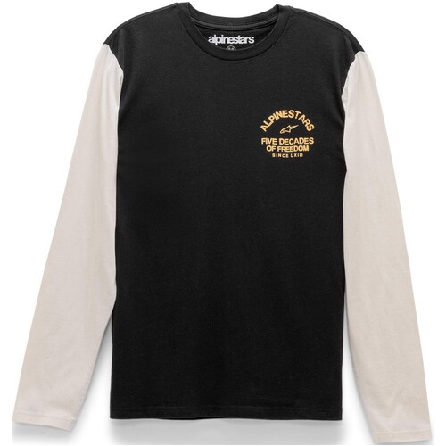 Alpinestars Decades Premium Black Tee [Size:SM]