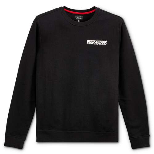 Alpinestars Reblaze Chest Black/White Crew Fleece Jumper [Size:SM]