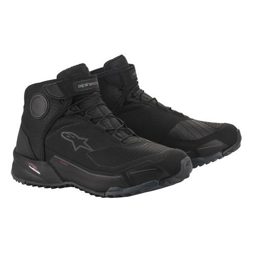 Alpinestars CR-X Drystar Black/Black Riding Shoes [Size:8]