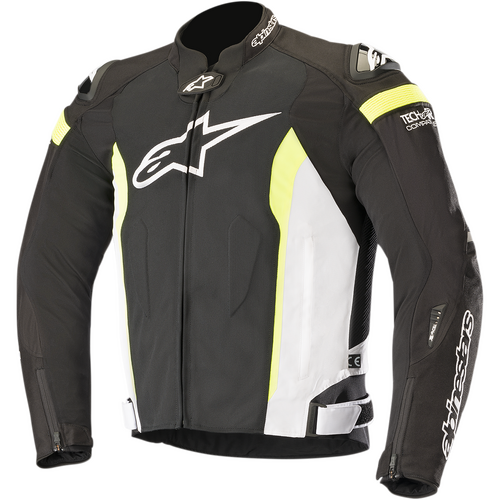 Alpinestars T-Missile Air Black/Fluro Yellow Textile Jacket (Tech-Air Compatible) [Size:SM]