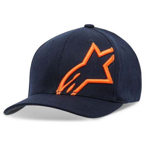 Alpinestars Corp Shift 2 Curved Brim Navy/Gold Hat [Size:SM/MD]