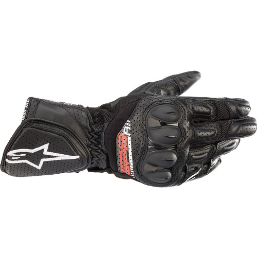 Alpinestars SP-8 V3 Air Leather Black Gloves [Size:SM]