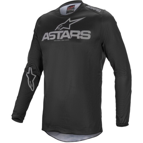 Alpinestars 2023 Fluid Graphite Black/Grey Jersey [Size:3XL]