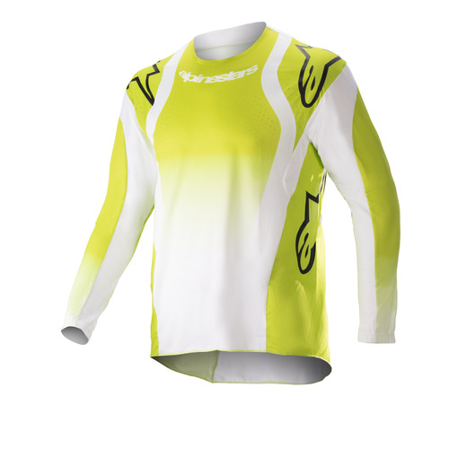 Alpinestars 2023 Racer Push Fluro Yellow/White Youth Jersey [Size:SM]