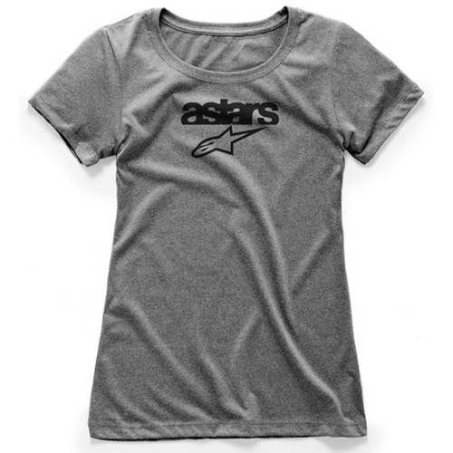 Alpinestars Heritage Blaze Heather Grey Womens Tee [Size:XS]