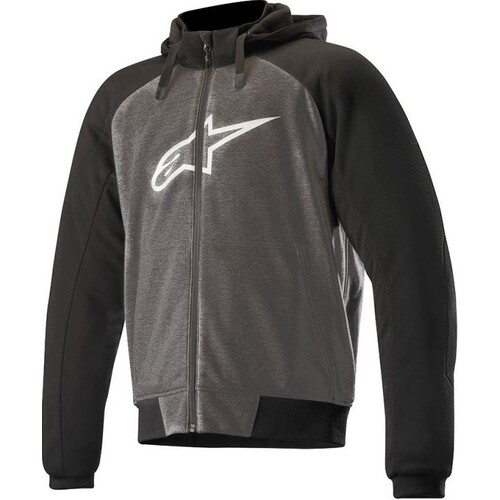 Alpinestars Chrome Sports Anthracite/Black/White Textile Hoodie Jacket [Size:MD]