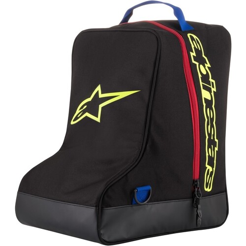 Alpinestars 2023 Black/Fluro Yellow/Blue/Red Boot Bag (43 x 37 x 26cm)