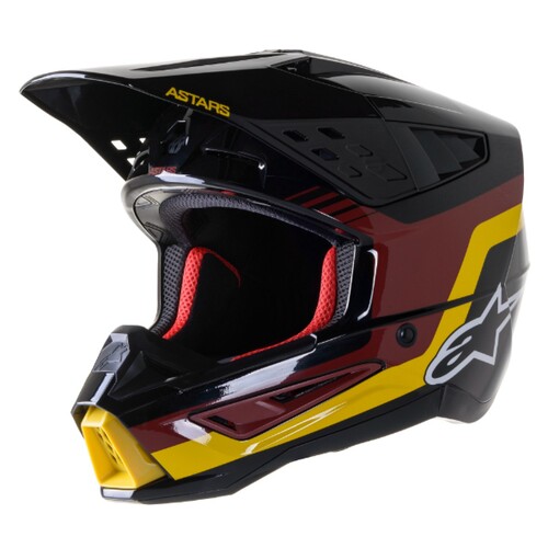 Alpinestars SM5 Venture Black/Red/Yellow Helmet [Size:XS]