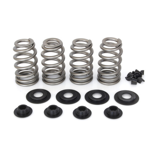 AV&V AV-VSK65007SG Valve Spring Kit for Twin Cam 05-17/Sportster 04-21 Beehive Springs & .650" Lift