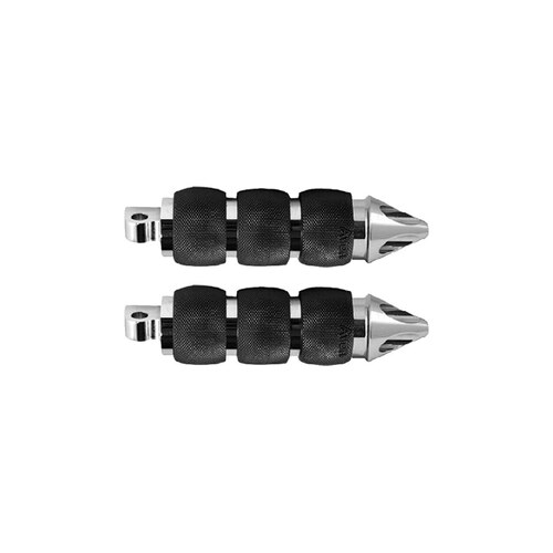 Avon Performance Grips AVG-FP-AIR-90-CH-SP Spike Air Cushion Footpegs Chrome for H-D Models