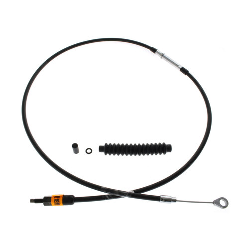 Barnett B-101-30-10021 Black Vinyl 57" Long Clutch Cable for Sportster 86-21