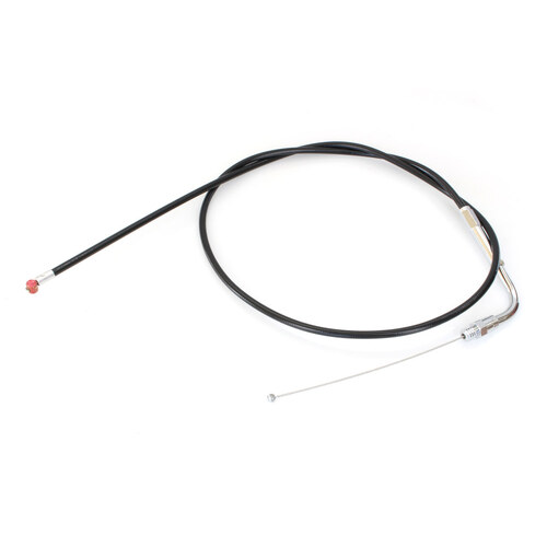 Barnett B-101-30-30002 Black Vinyl 35" Long Throttle Cable for Big Twin 90-95