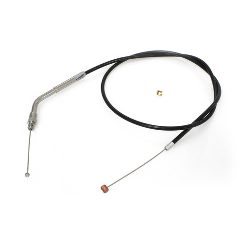 Barnett B-101-30-30005 Black Vinyl 32" Long Throttle Cable for Sportster 88-95