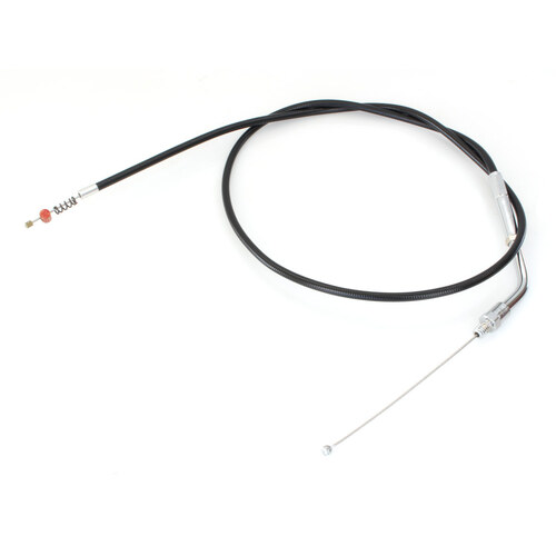 Barnett B-101-30-40005 Black Vinyl 32" Long Idle Cable for Sportster 88-95