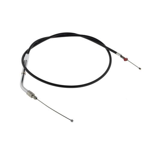 Barnett B-101-30-40021 Black Vinyl 30" Long Idle Cable for Sportster 96-06