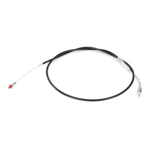 Barnett B-101-30-40024 Black Vinyl 33" Long Idle Cable for Big Twin 81-88