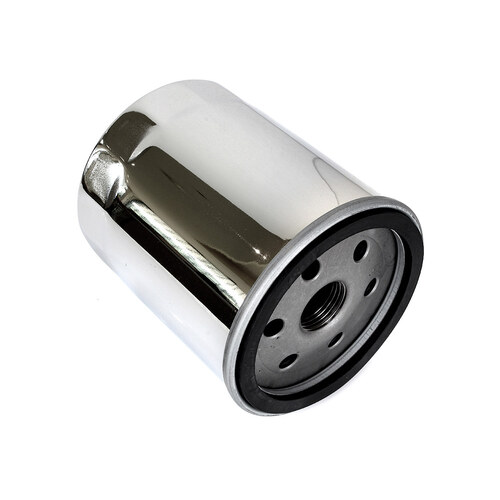 RSS BAI-14-0003 Oil Filter Chrome for Softail 84-98/Sportster 84-Up/FXR/FLT 80-98/Buell 95-02