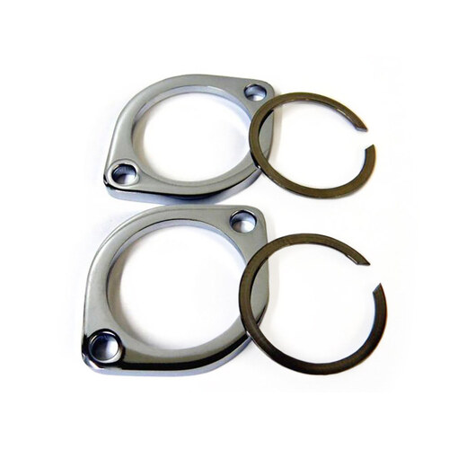 RSS BAI-17-0171 Exhaust Flanges for Softail 84-03 & 18-Up/Dyna 91-02/Sportster 86-01 & 14-21/Touring 85-Up