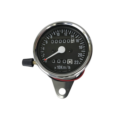 RSS BAI-21-6817 KPH Mini Speedo w/Trip Meter 2:1 Ratio