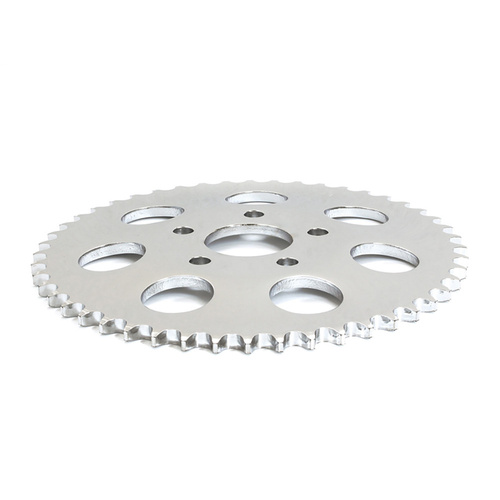 RSS BAI-26-0107-48 48 Teeth Rear Chain Sprocket w/6mm Offset Chrome for Big Twin 73-99/Sportster 79-81