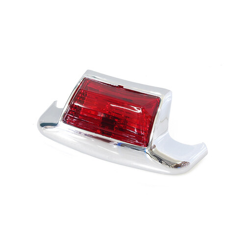 RSS BAI-51-0123R Rear Fender Tip Light w/Red Lens for most H-D FL 80-99