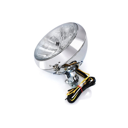 RSS BAI-L20-6084E 7" Headlight Chrome for FL Softail 86-Up