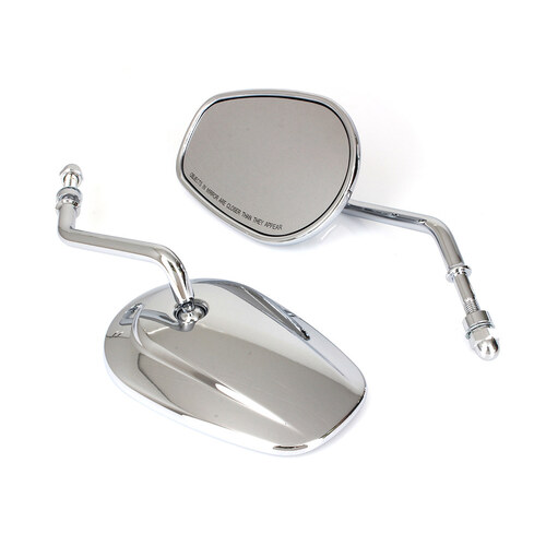 RSS BAI-M60-6385C OEM H-D 03-Up Style Mirrors Chrome