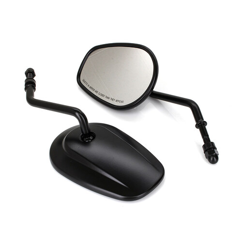 RSS BAI-M60-6385MB OEM H-D 03-Up Style Mirrors Black