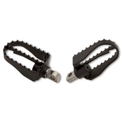 Burly Brand BB13-1000 MX Style Footpegs Black