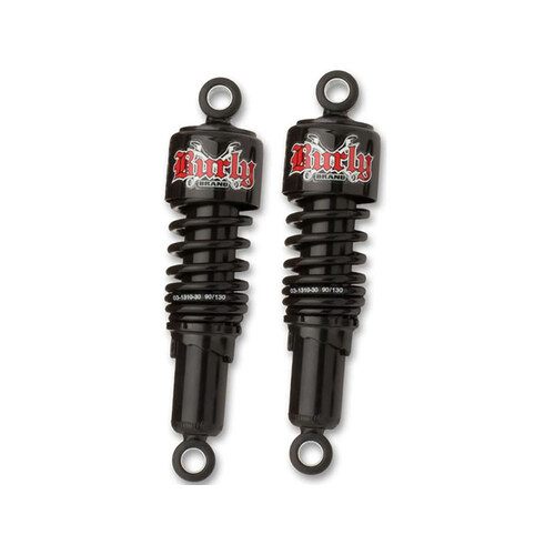 Burly Brand BB28-1201B 10-1/2" Slammer Rear Shock Absorbers Black for Sportster 04-21