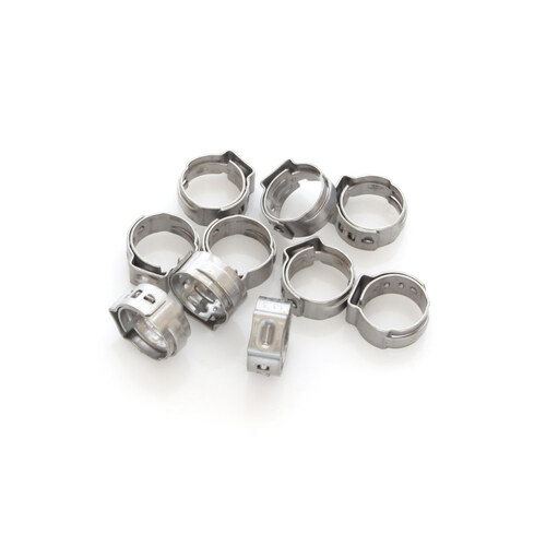 Tucker V-Twin BC-15-0045 Stepless Ear Clamps (Size range is 10.8 to 13.3mm)(10 Pack)